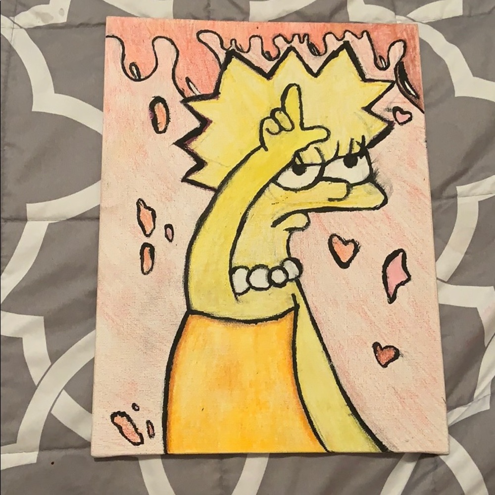 Simsons drawing handmade